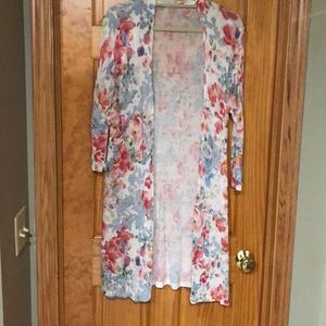 Woman’s long tunic spring sweater